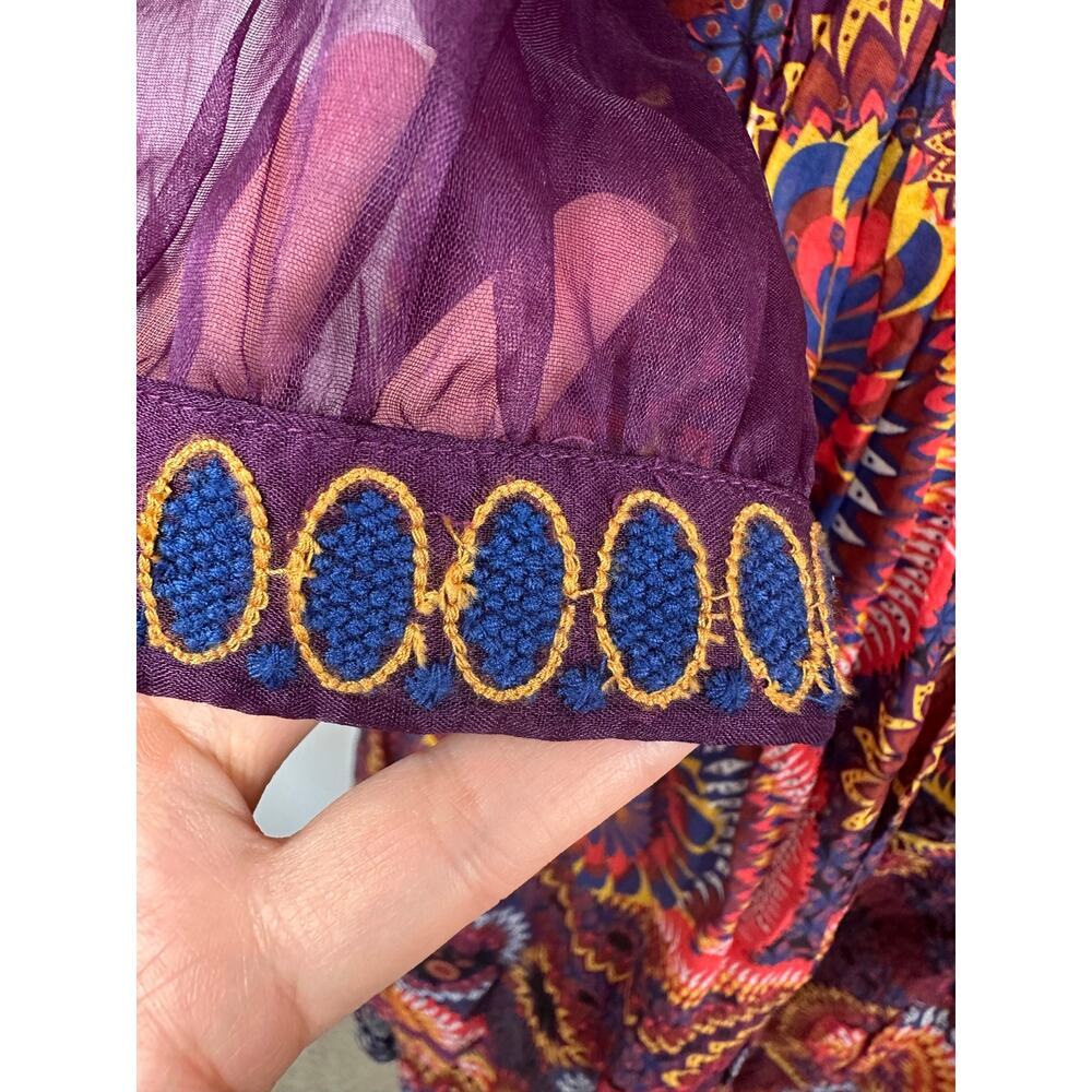 Anthropologie Maren Embroidered Maxi Dress Size 16W NWT - Picture 15 of 16